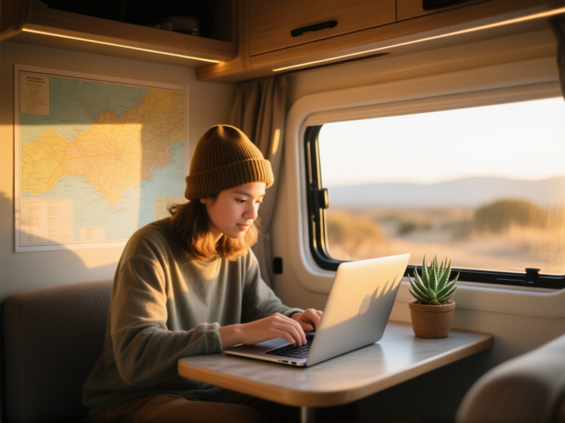 Making Money on the Road: Side Hustles for Budget Van Lifers