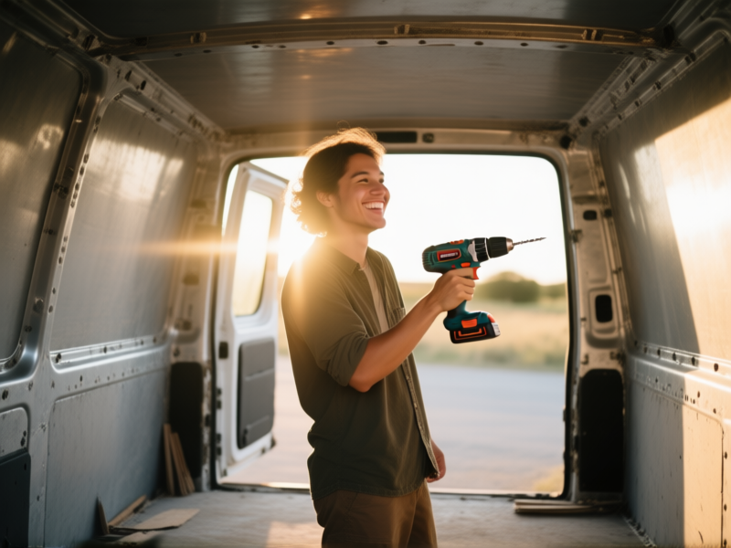 No-Weld, No-Pro Tools Van Build: Essential Gear for the Basic DIYer