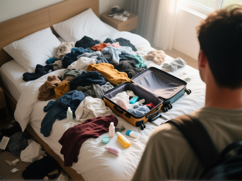 The 5-4-3-2-1 Packing Rule for Stress-Free Departures