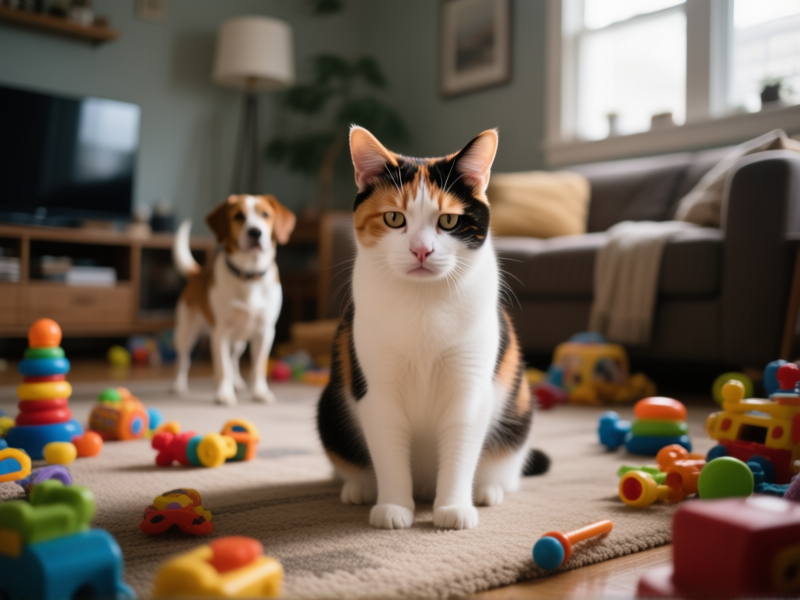 Building a 'Time-Out' Perch: A High Refuge for an Overstimulated Cat