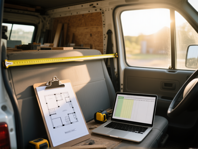 The $500 Kitchen: How to Build a Functional Van Galley on a Tiny Budget