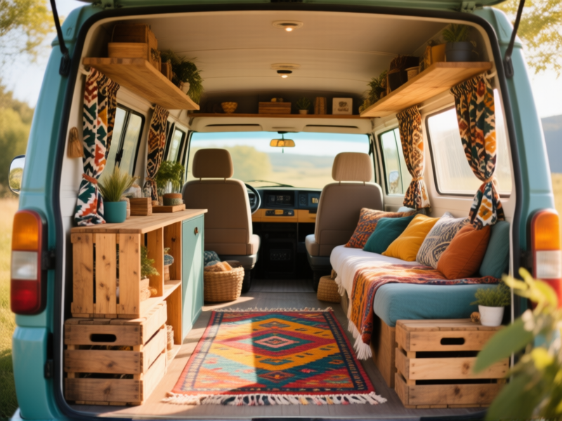 The Thrift Store Van Build: Furnishing Your Interior for Pennies