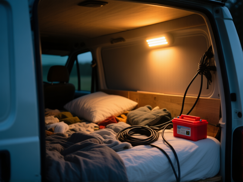 The $200 Electrical System: Basic Power for Lights, Fans, and USB