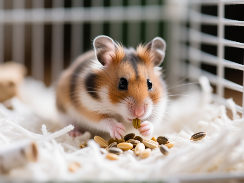 Simulating Natural Foraging: Scatter Feeding in a Secure Enclosure