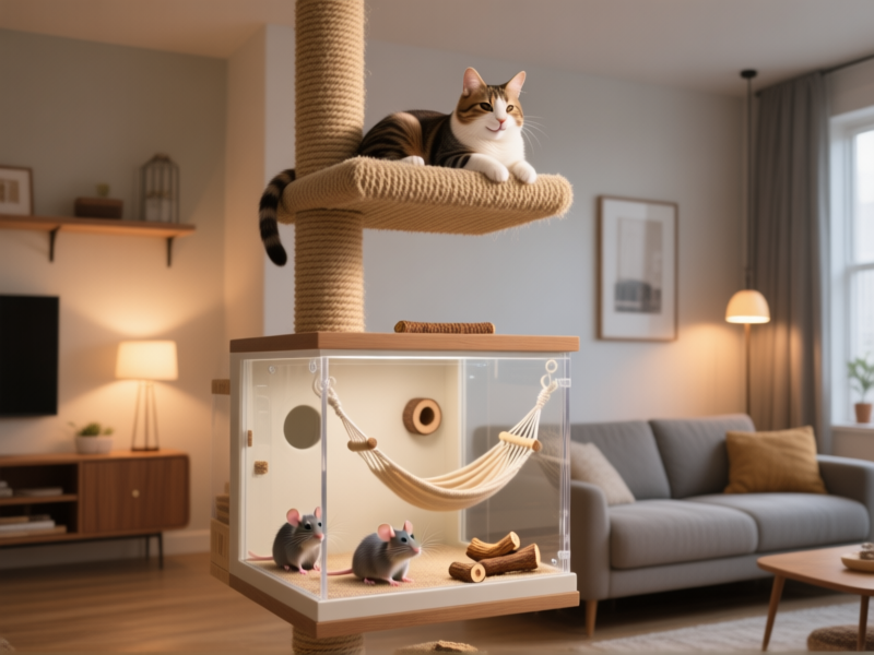 The Ultimate Guide to Building a Stacked Cat Perch & Rodent Enclosure