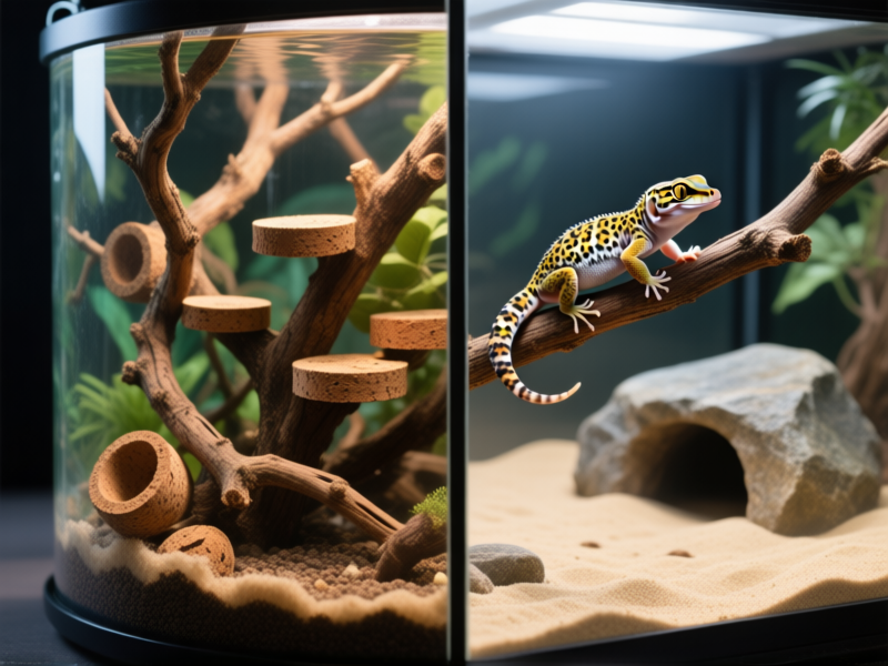 Climbing vs. Floor Space: Optimizing Your Tank Layout for Gecko Enrichment