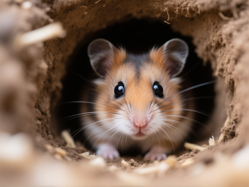Using Vertical Space to Give Hamsters a Sense of Security