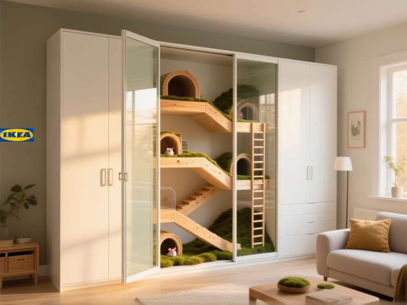 From IKEA Hack to Pet Paradise: Building a PAX Wardrobe Combo Unit