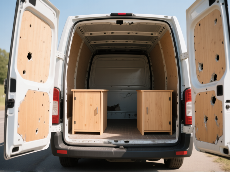 How to Build Simple, Removable Van Cabinets (No Advanced Carpentry)