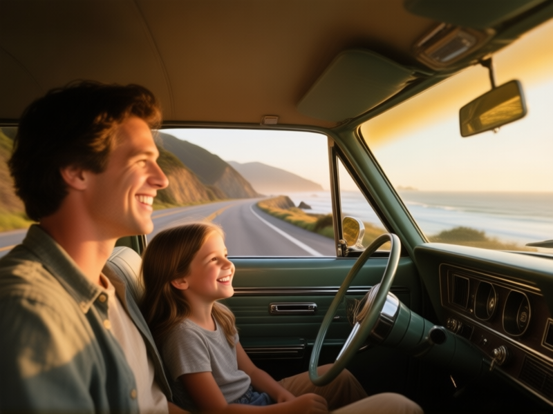 California Coast Dream: Points for San Diego, LA, and San Francisco