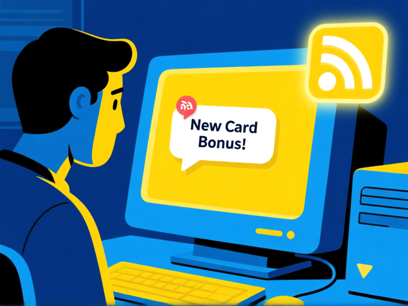 How to Use RSS Feeds to Monitor for New Credit Card Offers and Deals