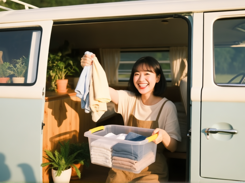 Van Life Laundry Hacks: Washing Clothes for Less Than $2 a Load